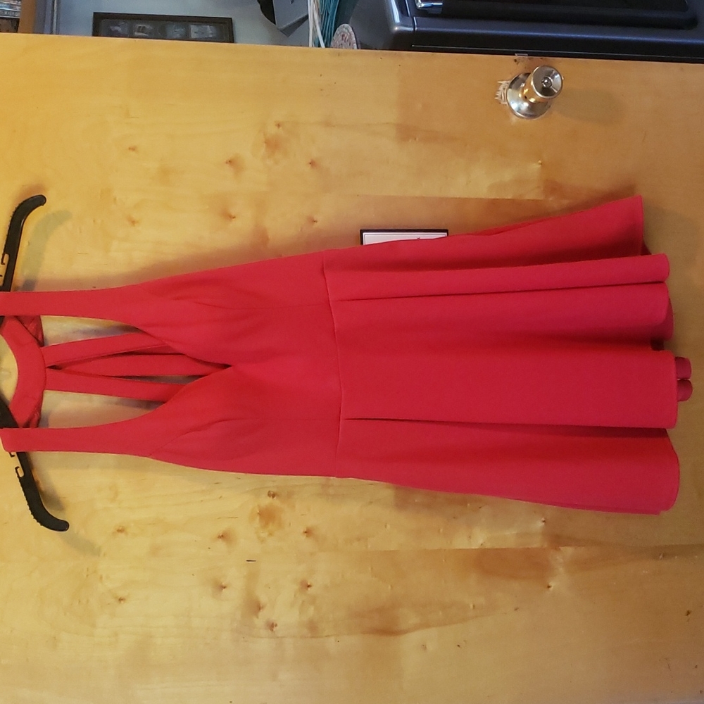 GORGEOUS Candy Red Skater Dress